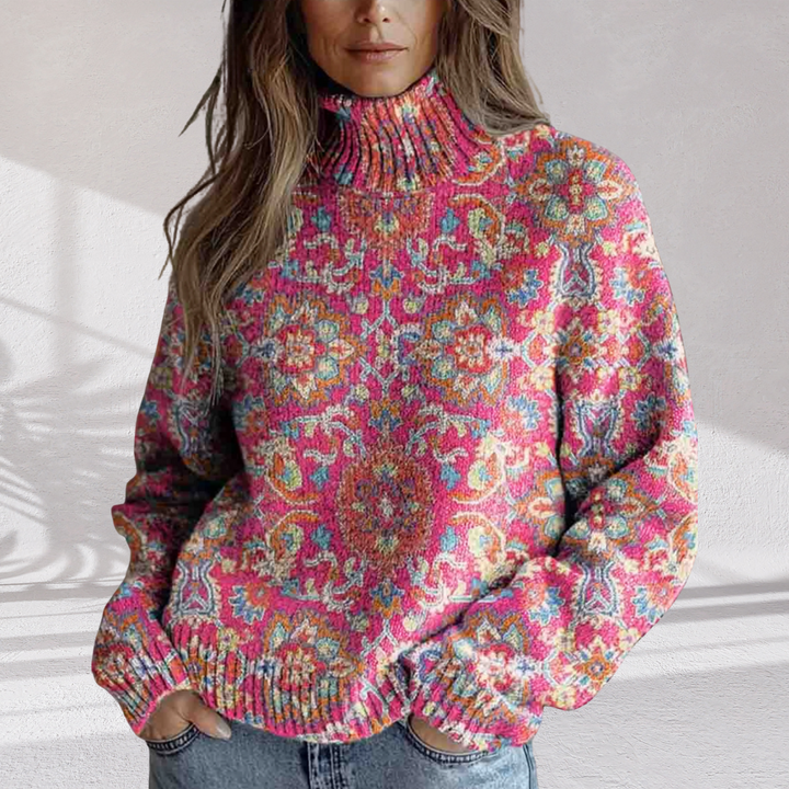 Florence | Floreale Maglia Turtleneck