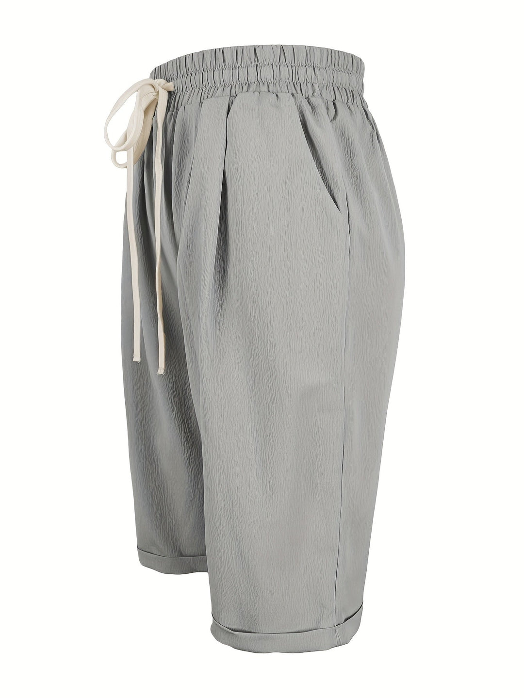 Lesley | Cropped Capri Pantaloni with Turn Up Cuffs