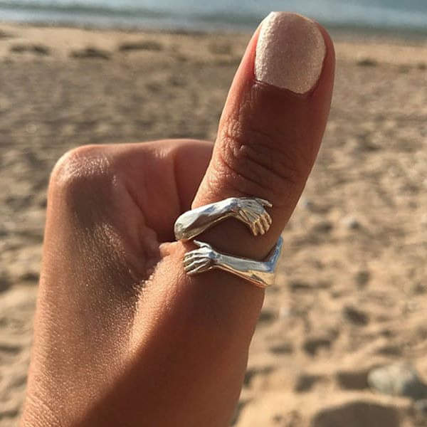 Aveline | Anello Argento Abbraccio