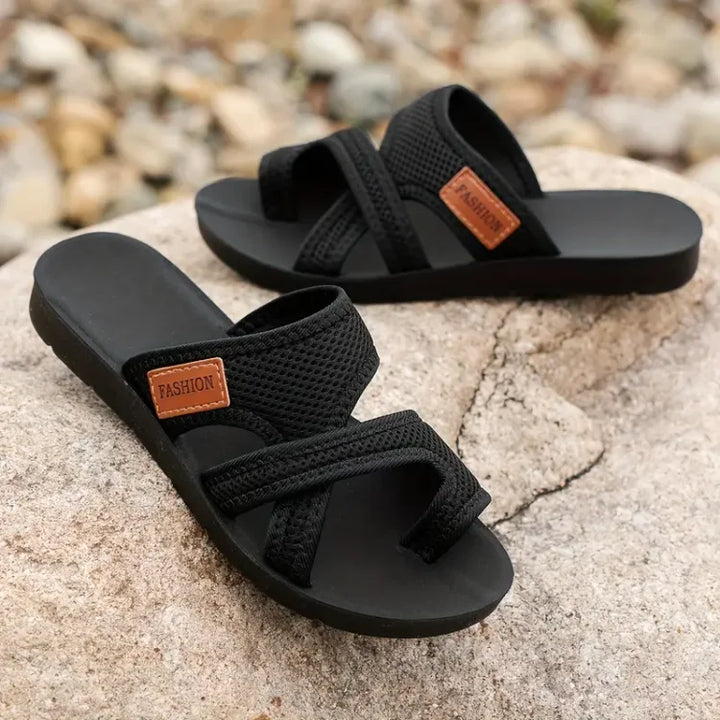Wendy | Supportive Nero Orthopedic Comfort Sandali