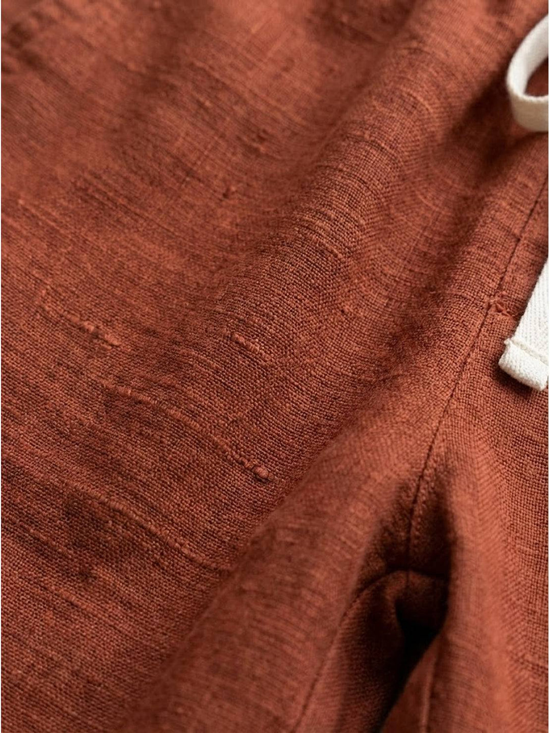 Lettie | Quotidiano Straight Leg Drawstring Lino Pantaloni