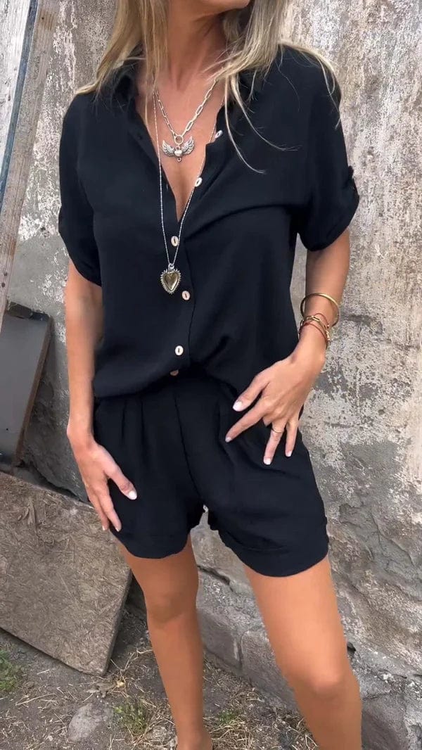Cilla | Matching Lino Shorts and Camicia Completo