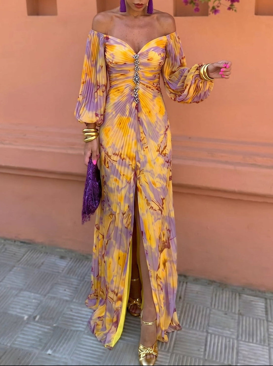 Ludovica | Floreale Maxi Abito