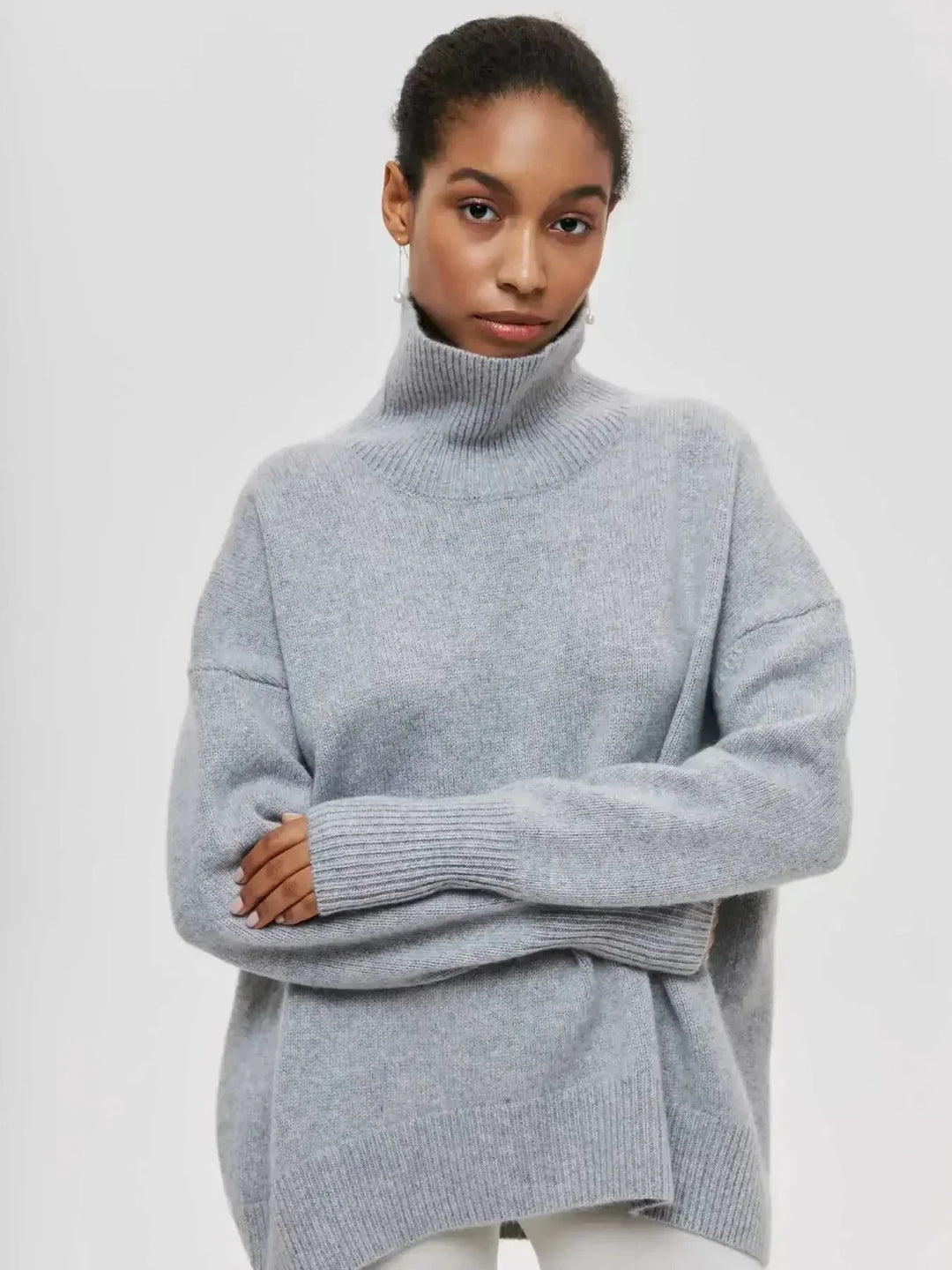 Cittra | Oversize a Coste Turtleneck Maglione