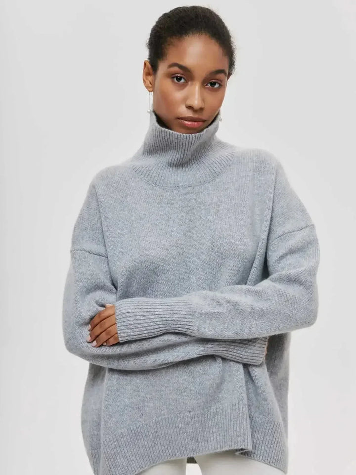 Cittra | Oversize a Coste Turtleneck Maglione