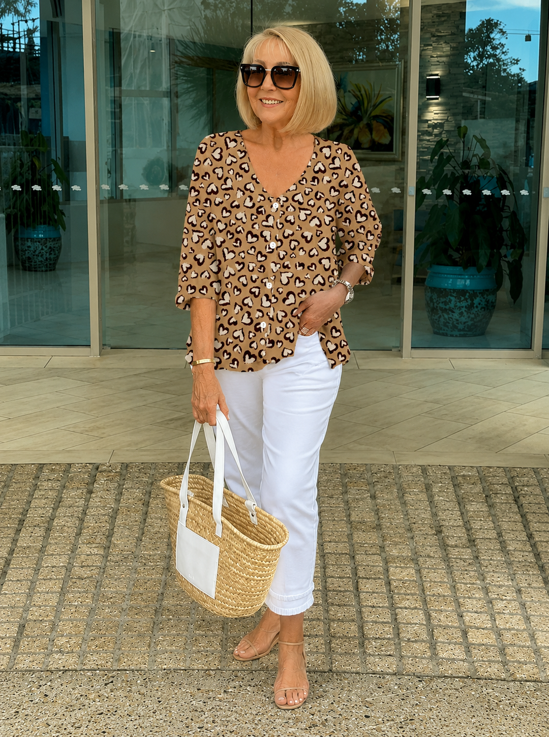 Arna | Floreale Tunic Camicetta