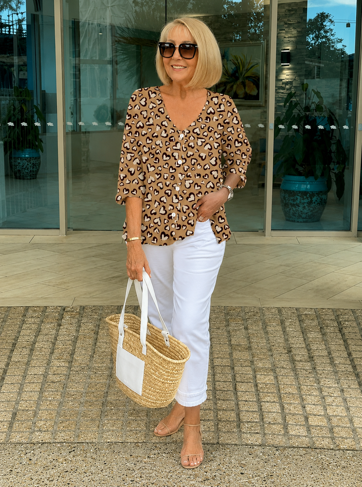 Arna | Floreale Tunic Camicetta