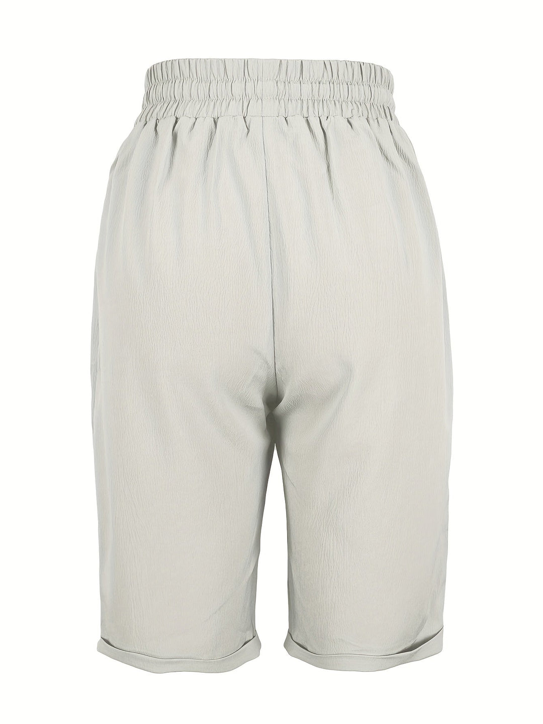 Lesley | Cropped Capri Pantaloni with Turn Up Cuffs