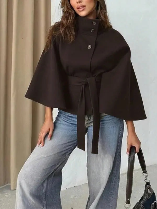 Thelma | Front Buckle Belted Cappotto