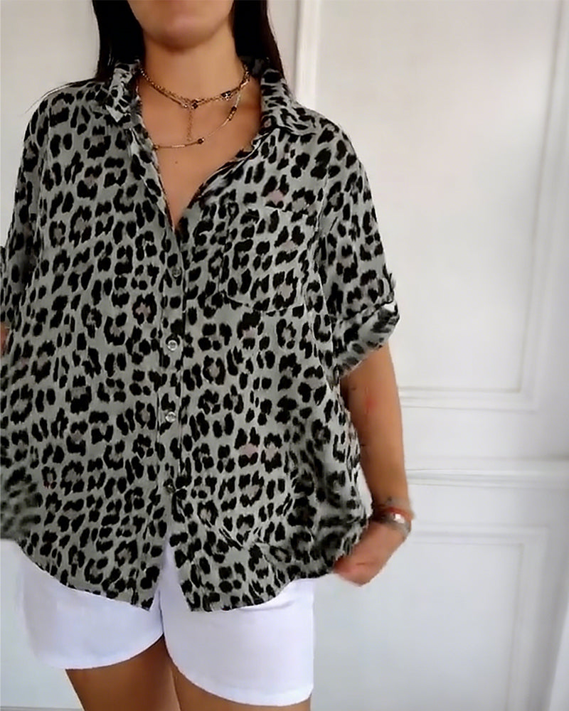 Susan | Leopard Stampa Camicetta