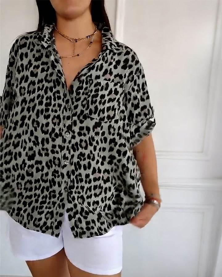 Susan | Leopard Stampa Camicetta