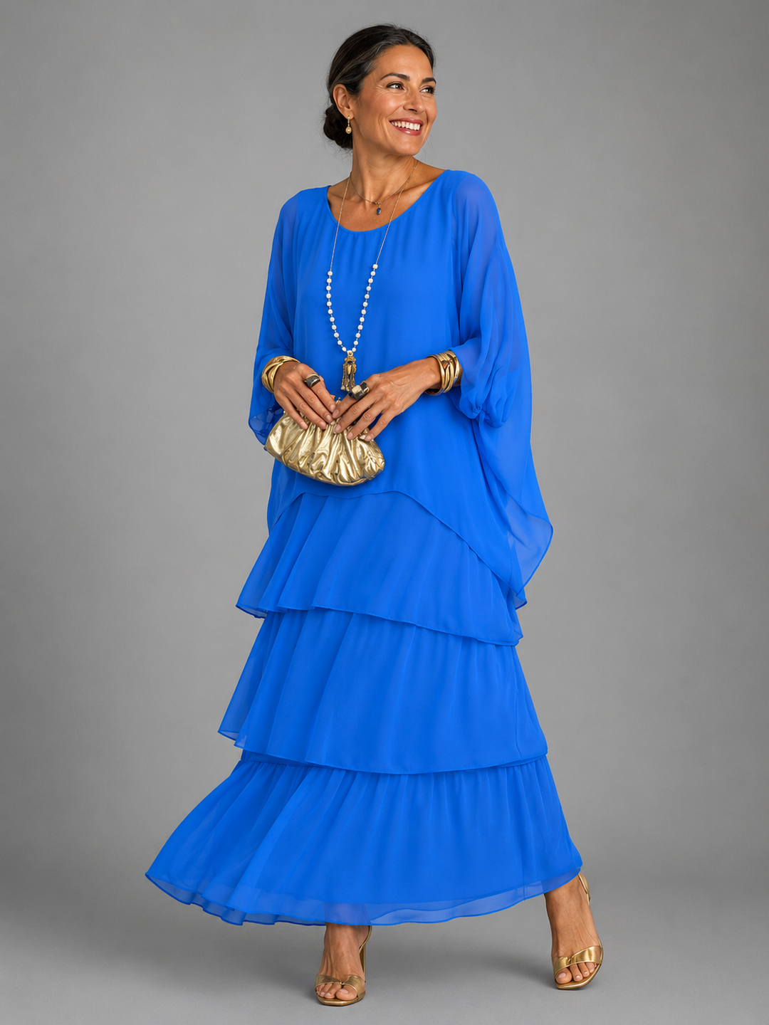 Lara™ | Elegante Flowing Maxi Abito