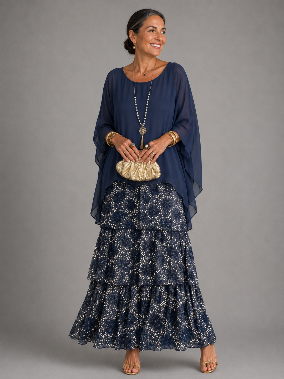 Lara™ | Elegante Flowing Maxi Abito
