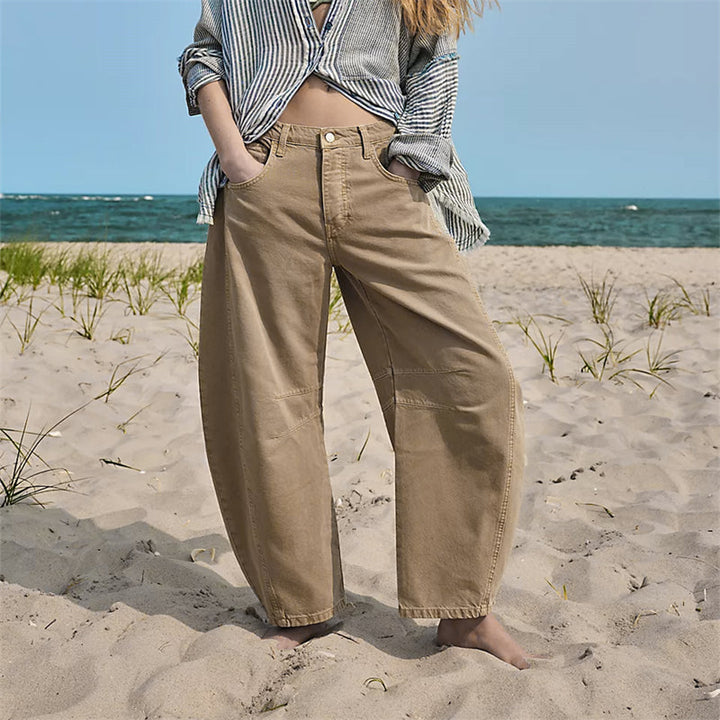 Bronwen | Moderno High Waist Barrel Leg Jeans