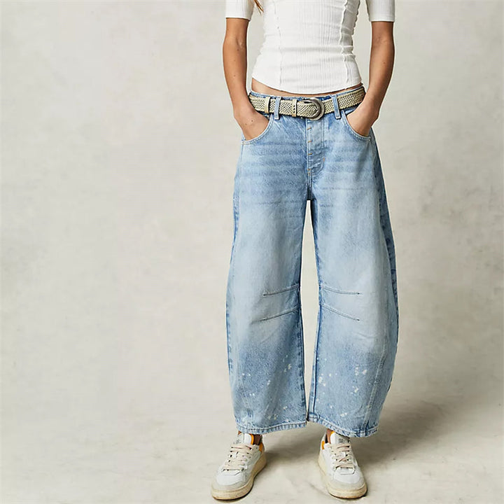 Bronwen | Moderno High Waist Barrel Leg Jeans
