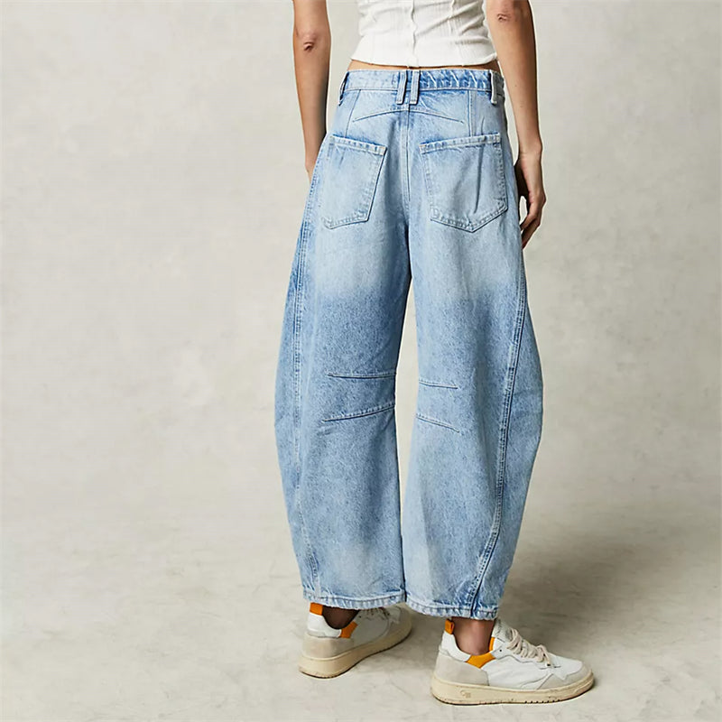 Bronwen | Moderno High Waist Barrel Leg Jeans