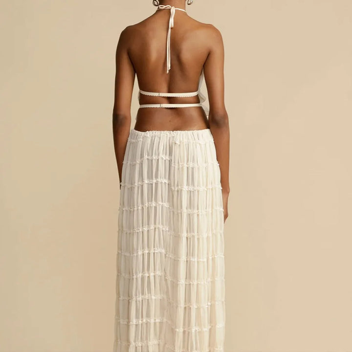 Isla | Completo Due Pezzi con Collo Halter e Lacci