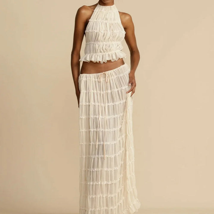 Isla | Completo Due Pezzi con Collo Halter e Lacci