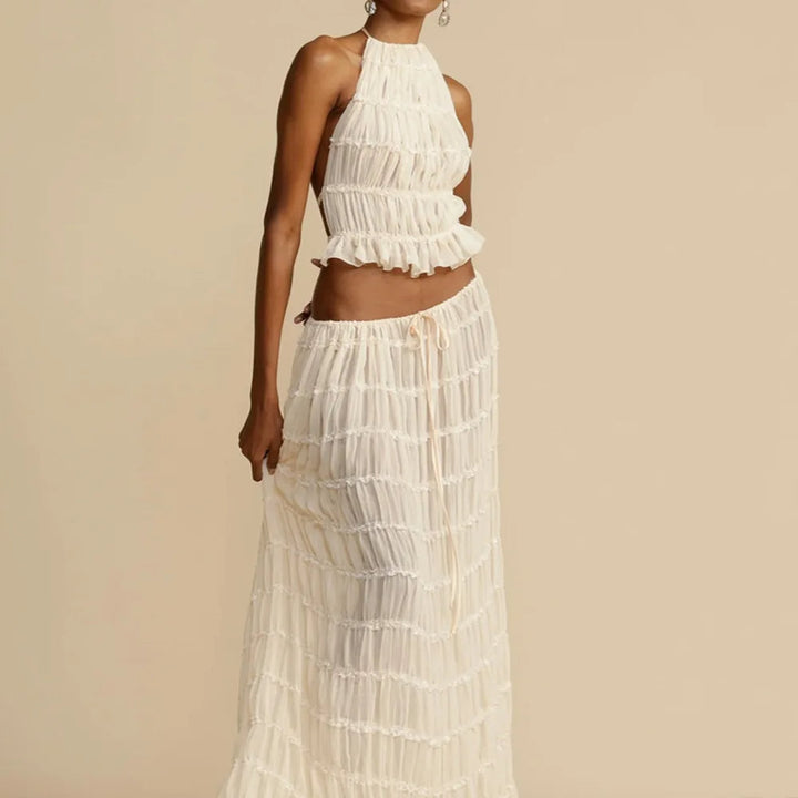 Isla | Completo Due Pezzi con Collo Halter e Lacci