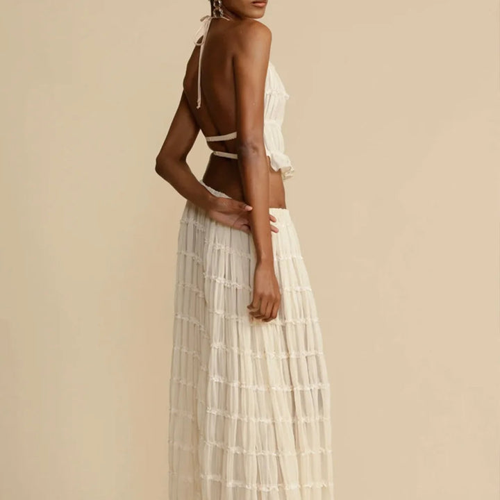 Isla | Completo Due Pezzi con Collo Halter e Lacci