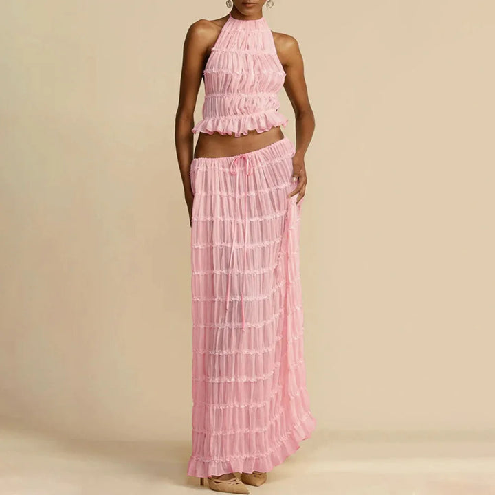 Isla | Completo Due Pezzi con Collo Halter e Lacci