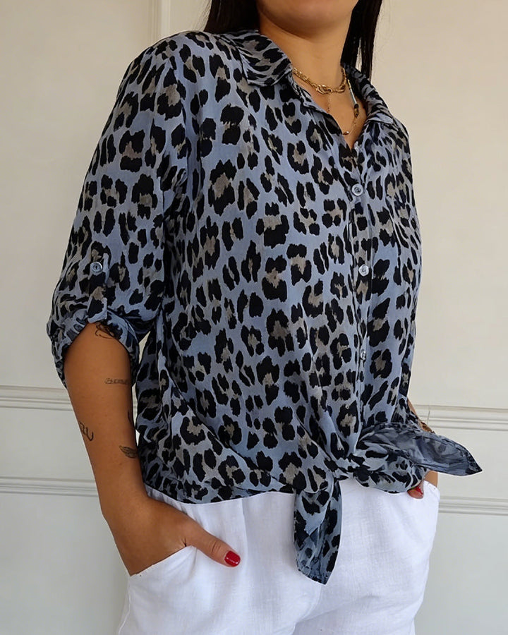 Susan | Leopard Stampa Camicetta