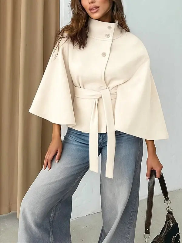 Thelma | Front Buckle Belted Cappotto