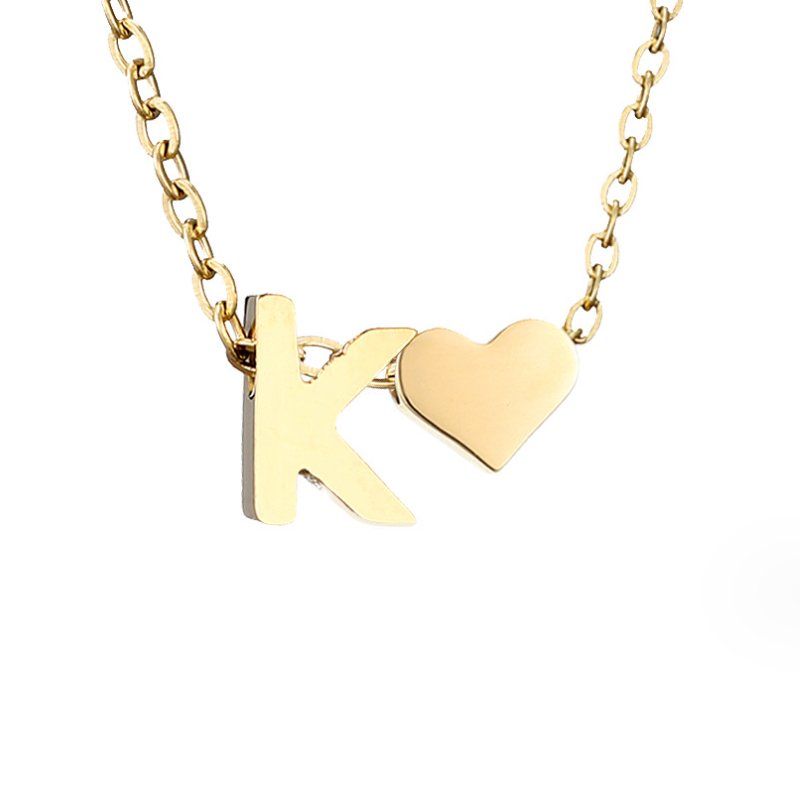 Collana Iniziale Intemporel con Ciondolo in Cuore