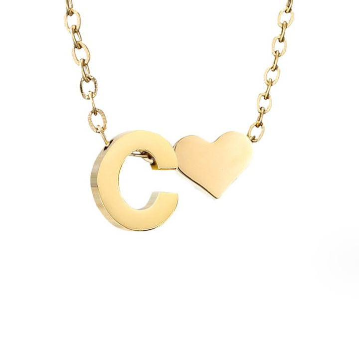 Collana Iniziale Intemporel con Ciondolo in Cuore