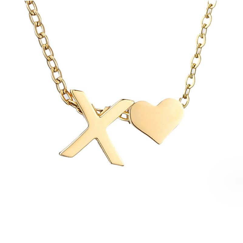 Collana Iniziale Intemporel con Ciondolo in Cuore