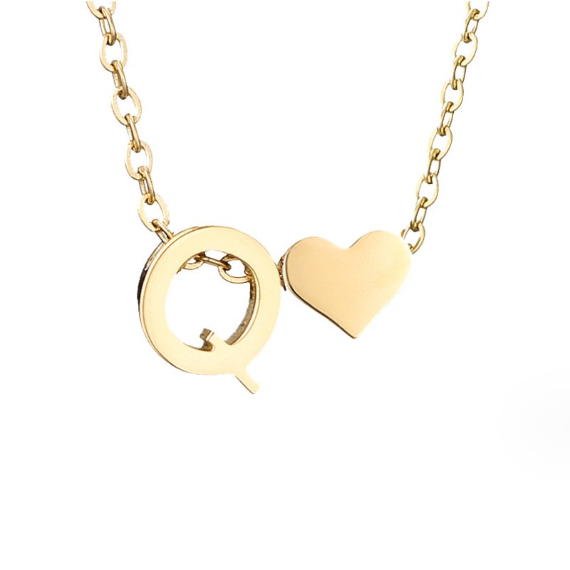 Collana Iniziale Intemporel con Ciondolo in Cuore