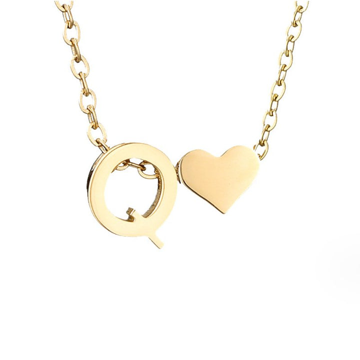 Collana Iniziale Intemporel con Ciondolo in Cuore