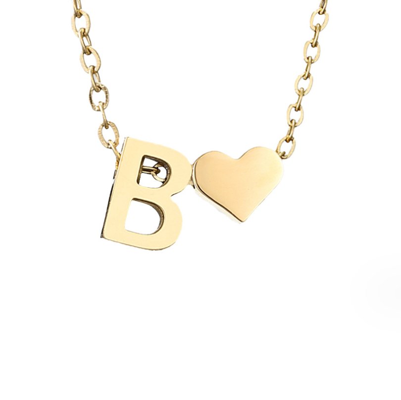 Collana Iniziale Intemporel con Ciondolo in Cuore
