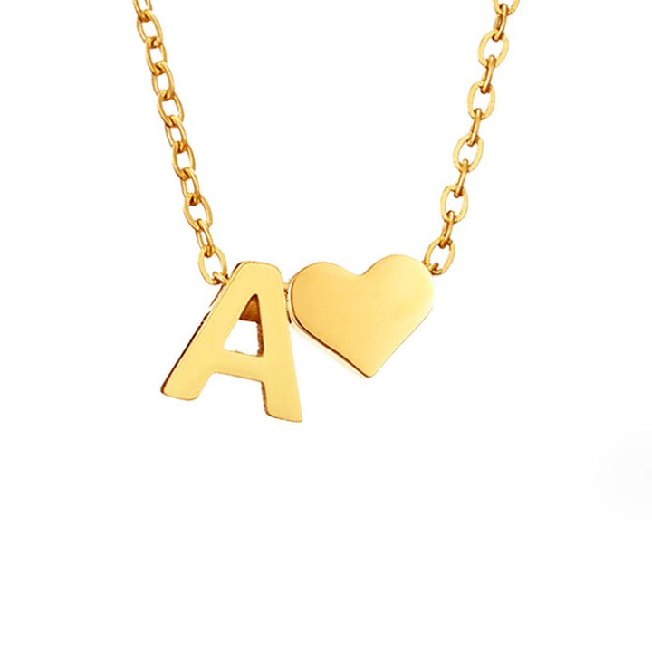 Collana Iniziale Intemporel con Ciondolo in Cuore