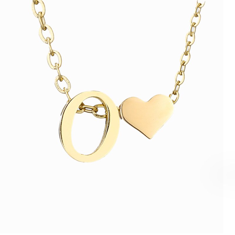 Collana Iniziale Intemporel con Ciondolo in Cuore