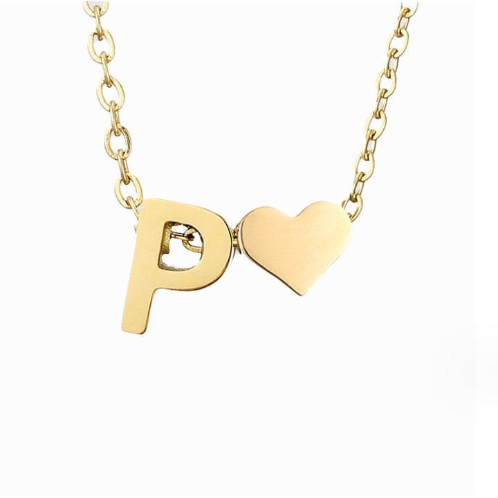 Collana Iniziale Intemporel con Ciondolo in Cuore