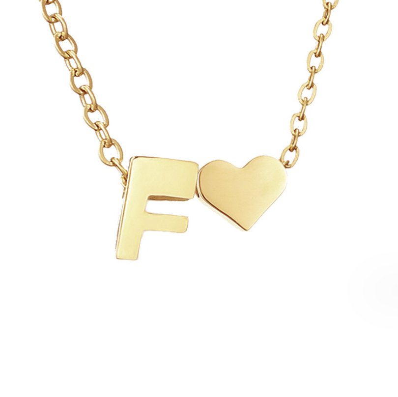 Collana Iniziale Intemporel con Ciondolo in Cuore