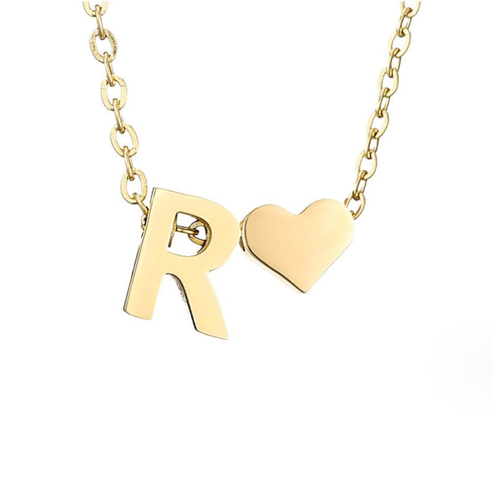 Collana Iniziale Intemporel con Ciondolo in Cuore