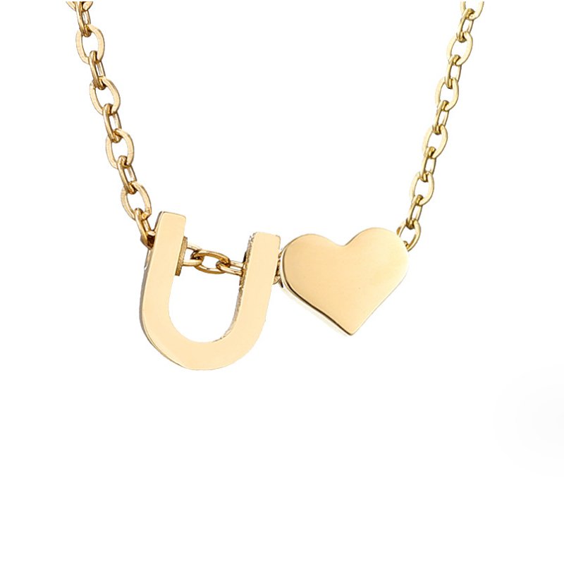 Collana Iniziale Intemporel con Ciondolo in Cuore
