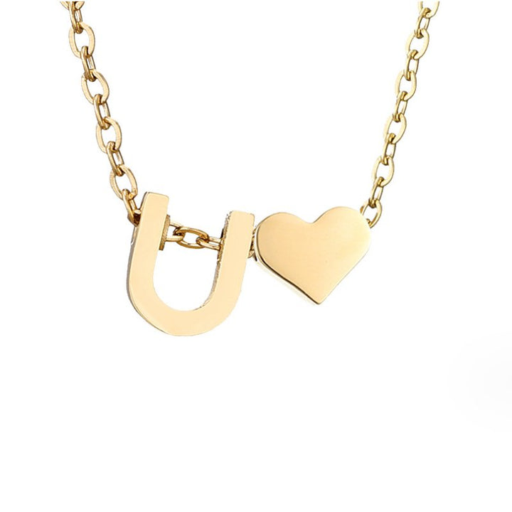 Collana Iniziale Intemporel con Ciondolo in Cuore
