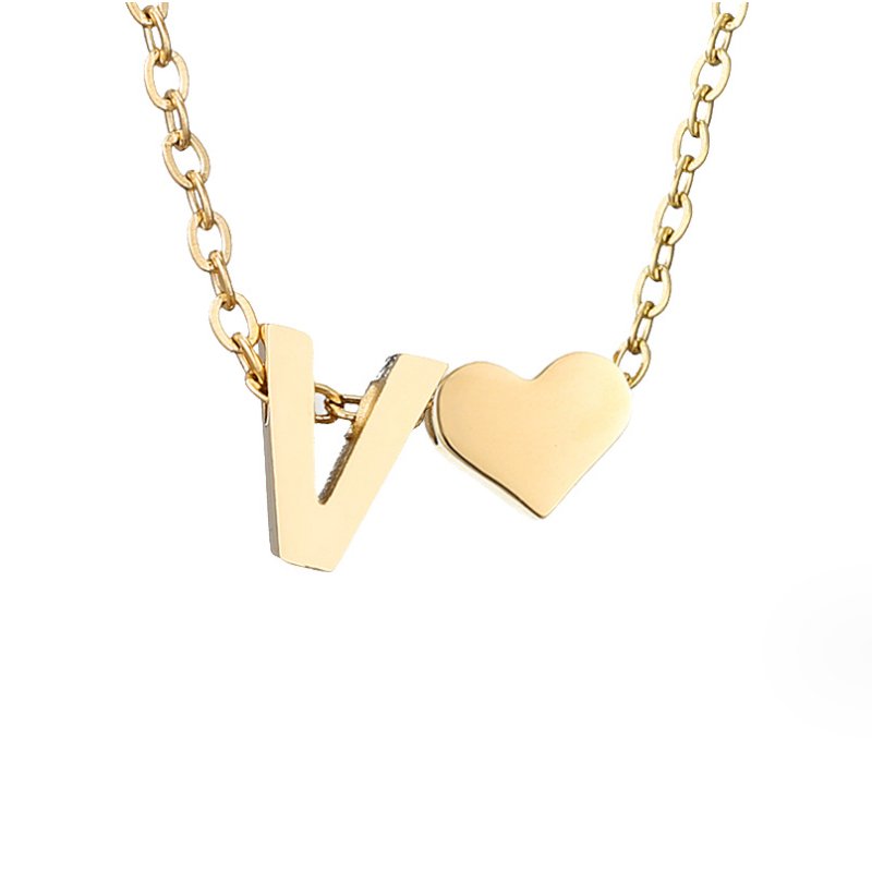 Collana Iniziale Intemporel con Ciondolo in Cuore
