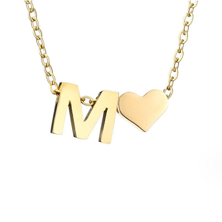 Collana Iniziale Intemporel con Ciondolo in Cuore