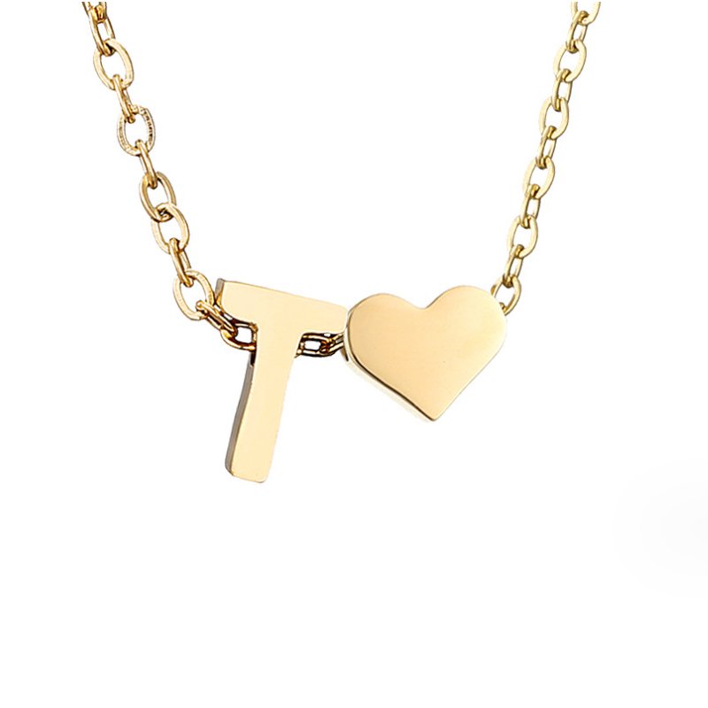 Collana Iniziale Intemporel con Ciondolo in Cuore