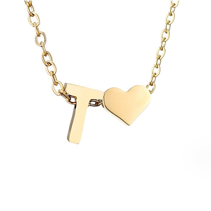 Collana Iniziale Intemporel con Ciondolo in Cuore