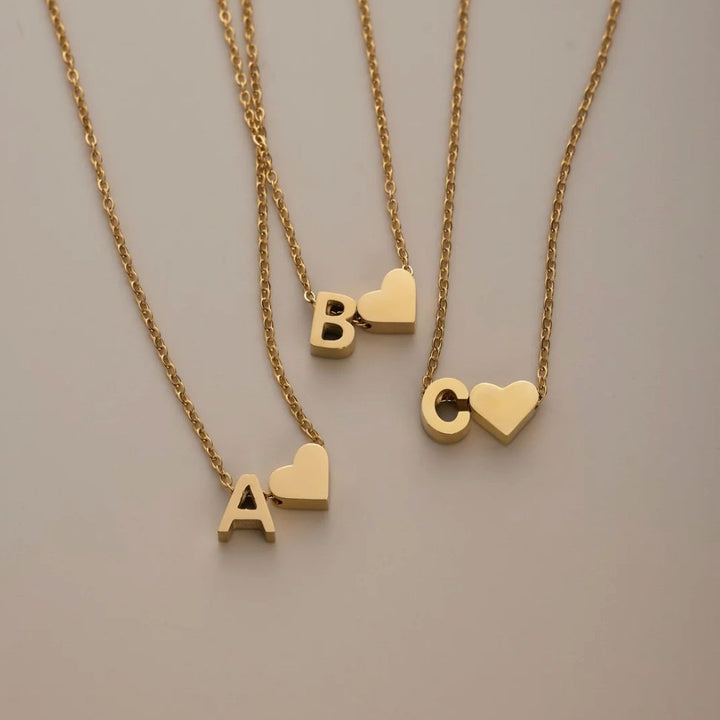 Collana Iniziale Intemporel con Ciondolo in Cuore