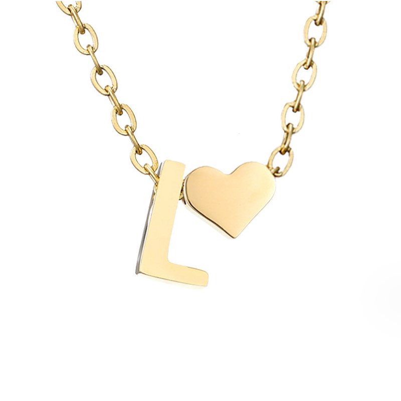 Collana Iniziale Intemporel con Ciondolo in Cuore