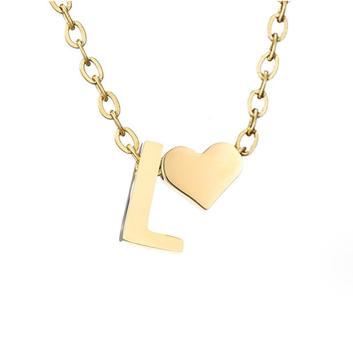 Collana Iniziale Intemporel con Ciondolo in Cuore