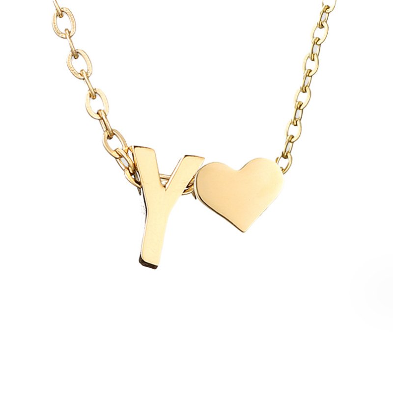 Collana Iniziale Intemporel con Ciondolo in Cuore