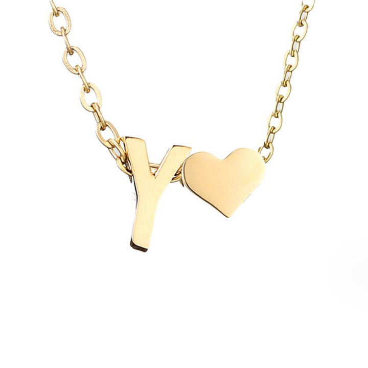 Collana Iniziale Intemporel con Ciondolo in Cuore