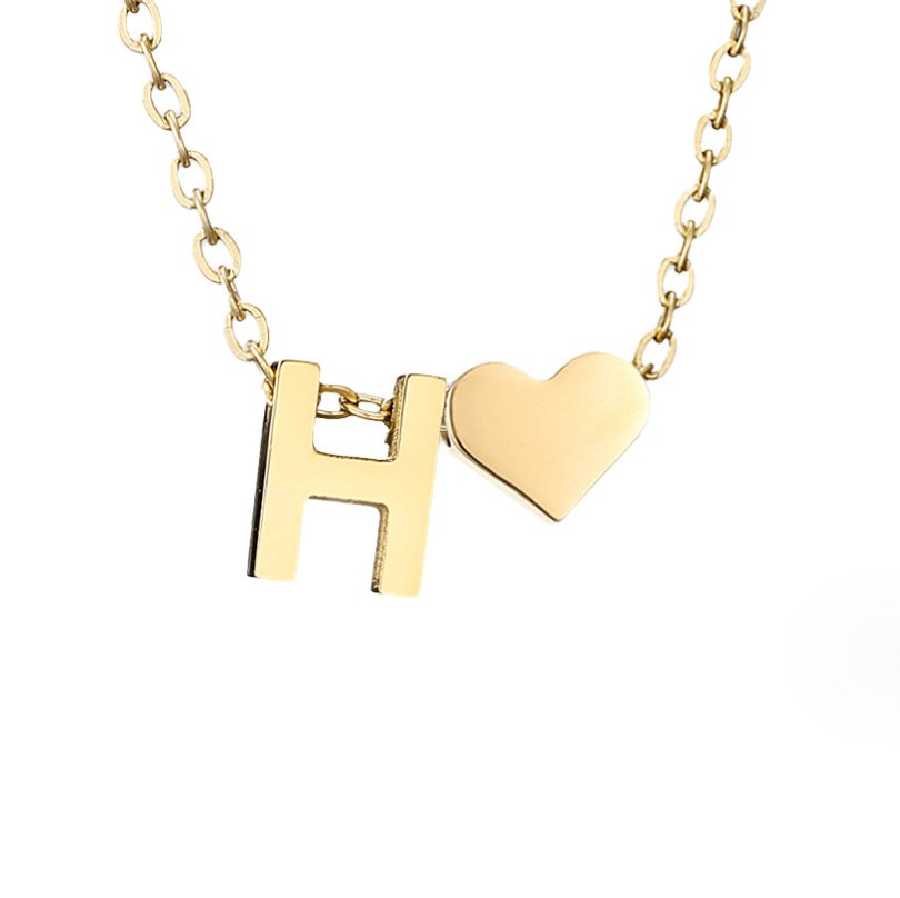 Collana Iniziale Intemporel con Ciondolo in Cuore